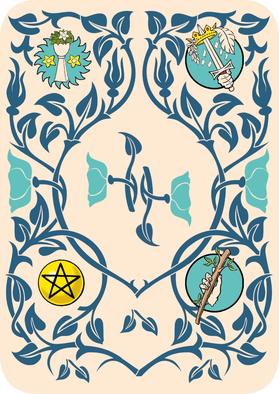 Color Your Own Tarot Book & Card Deck