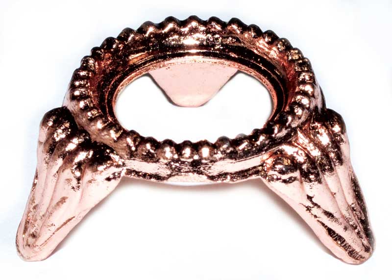 Copper-Plated Zinc Gazing Ball Stand