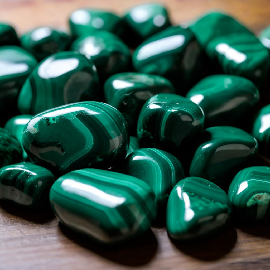 Malachite Gemstone Pebbles