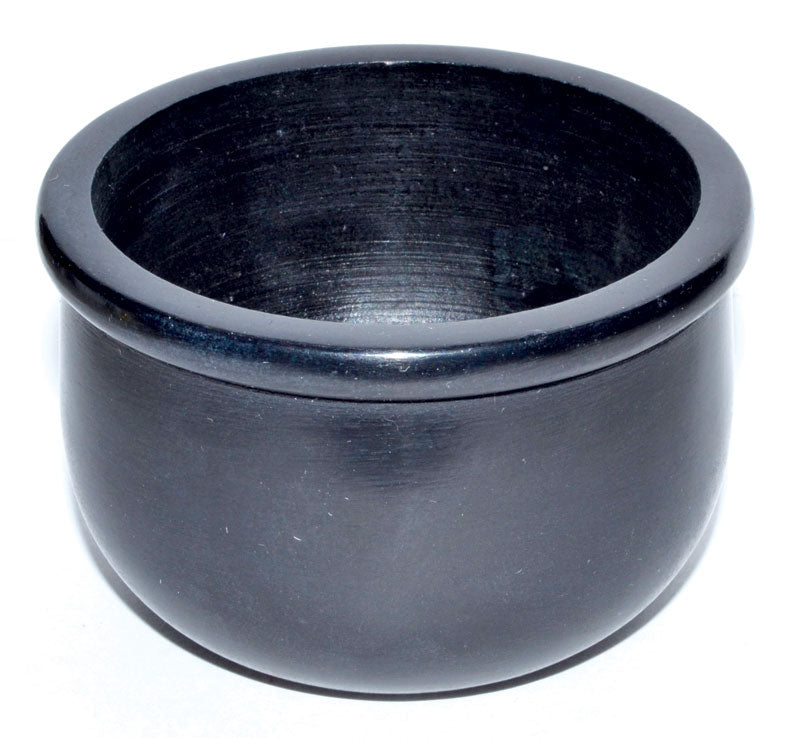 Small Black Stone Scrying Bowl