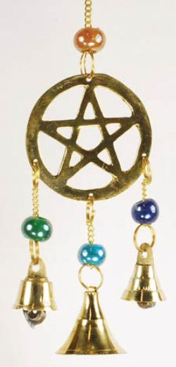 Pentagram Brass Wind Chime