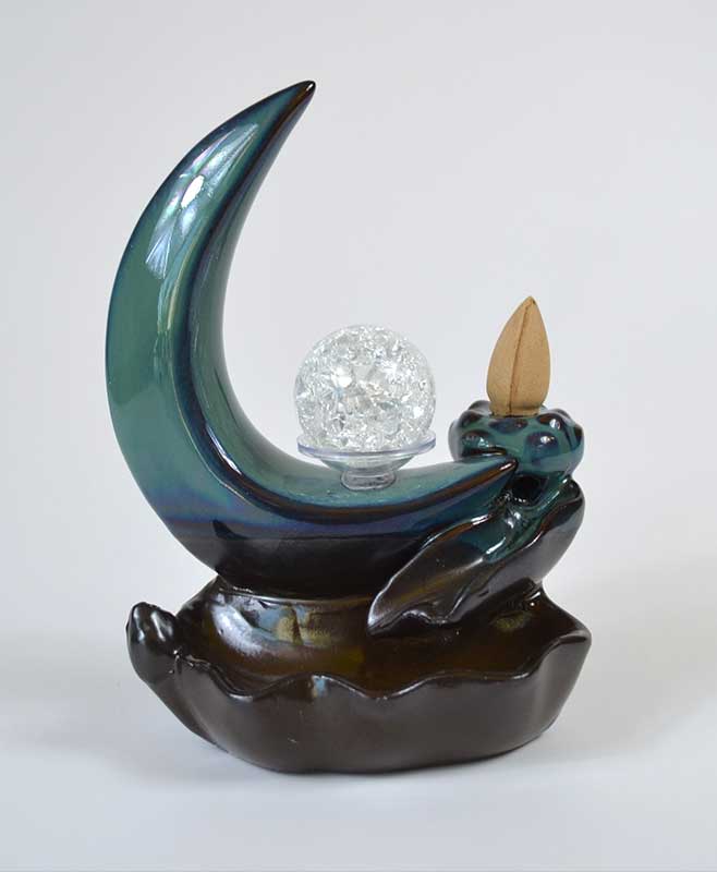 Crescent Moon Backflow Burner