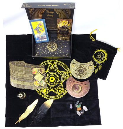 Rider-Waite Black Gold Foil Gift Set