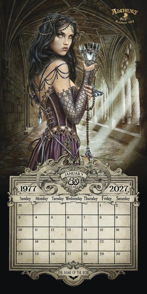 Alchemy 1977 Gothic 2027 Calendar