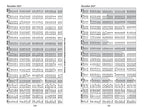 A black-and-white printed calendar page showing monthly grids for November 2027 and December 2027, with rows of dates and columns of days, on a white background.