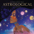 Llewellyn's 2027 Astrological Calendar cover with a woman's profile and celestial design.