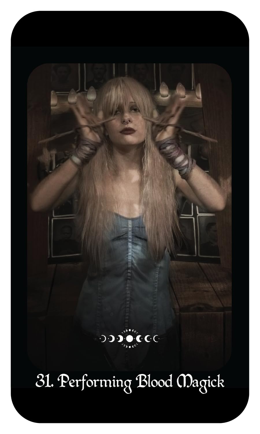 A Gothic Witch's Oracle card #4