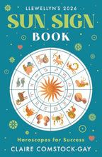 Llewellyn's 2026 Sun Sign Book cover with zodiac wheel and celestial design.