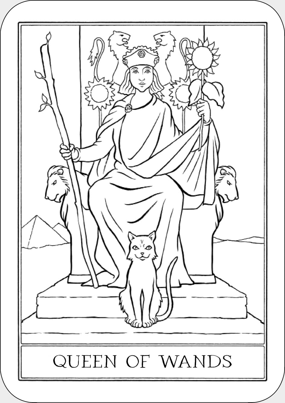 Color Your Own Tarot Book & Card Deck