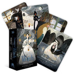 Set of 'Seasons of the Witch' oracle cards with a box on a white background