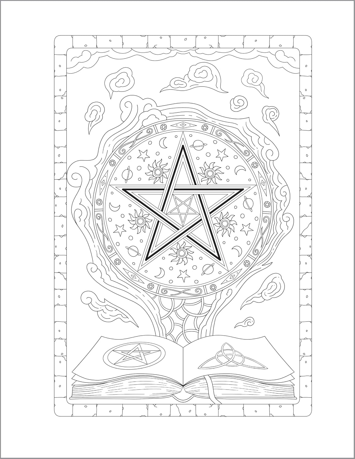 Witchcraft Coloring Book for Adults