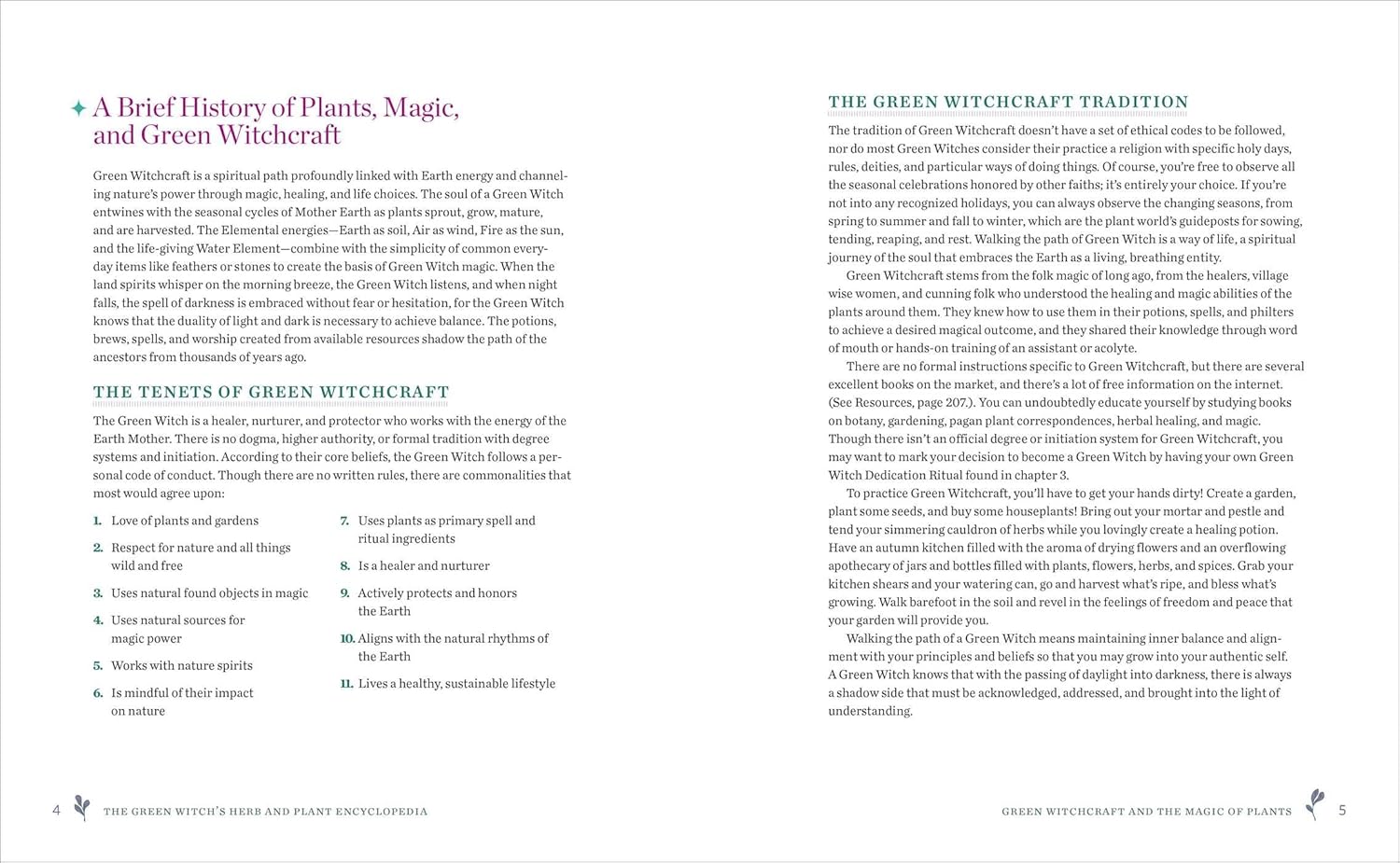 Green Witch's Herb & Plant Encyclopedia