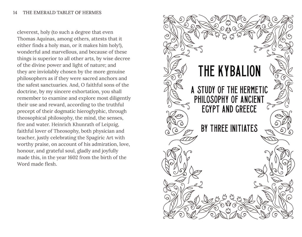 Emerald Tablet of Hermes & The Kybalion
