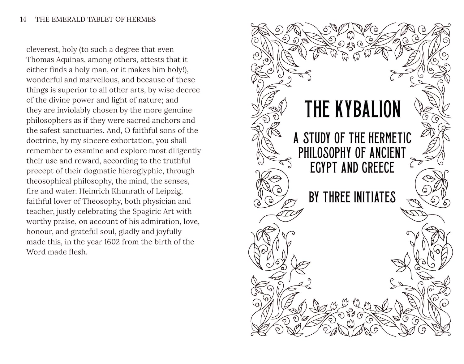 Emerald Tablet of Hermes & The Kybalion