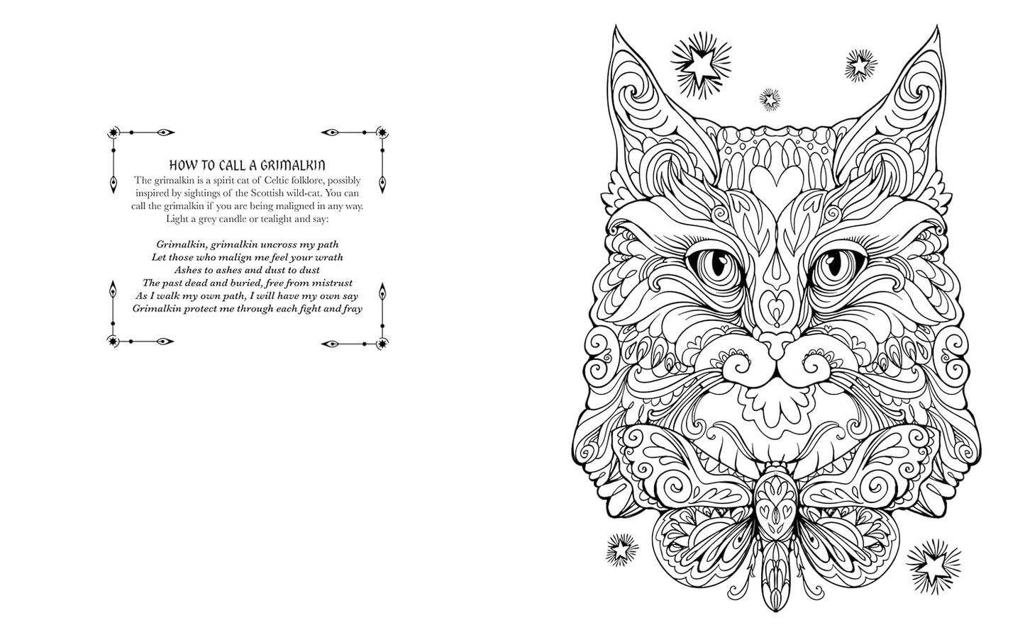 Magic Spells Coloring Book