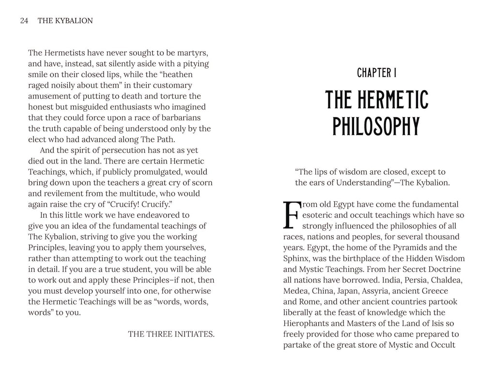 Emerald Tablet of Hermes & The Kybalion