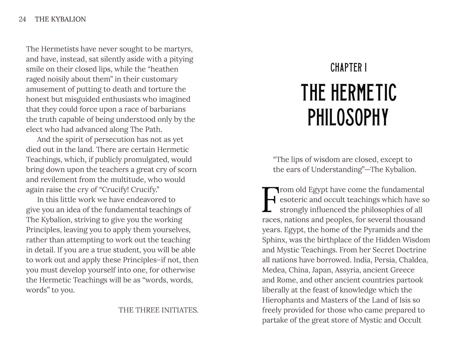 Emerald Tablet of Hermes & The Kybalion