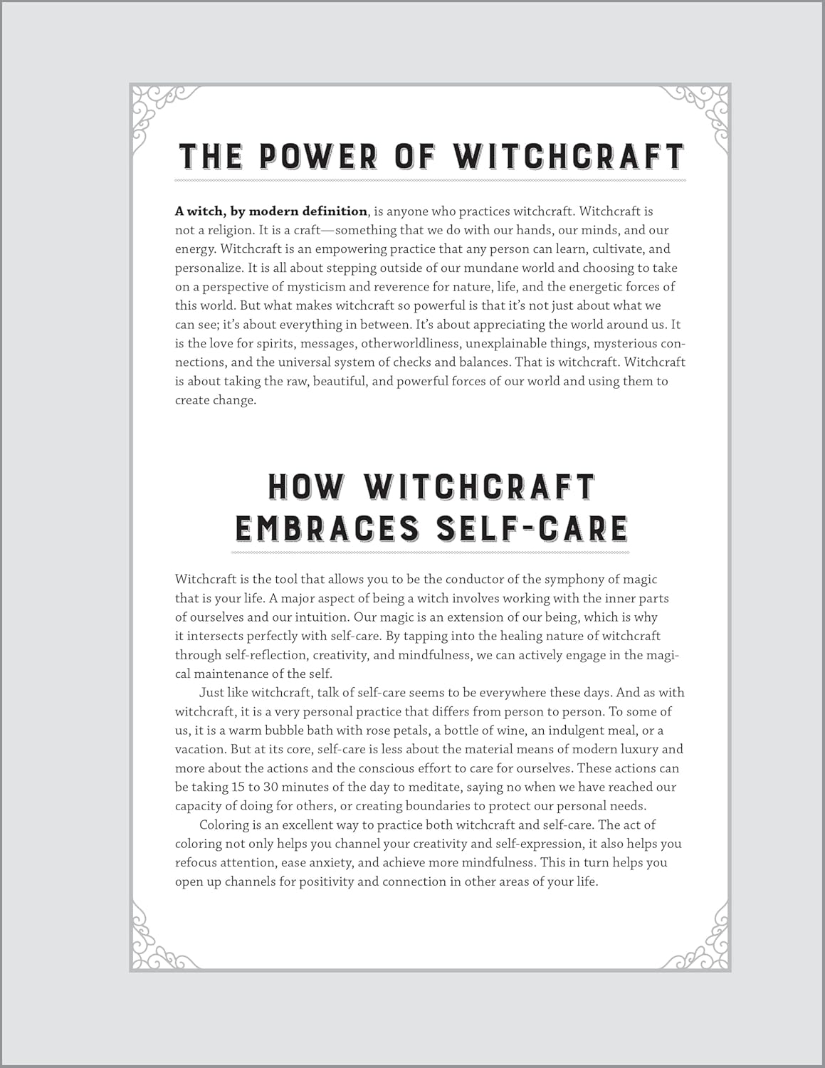 Witchcraft Coloring Book for Adults