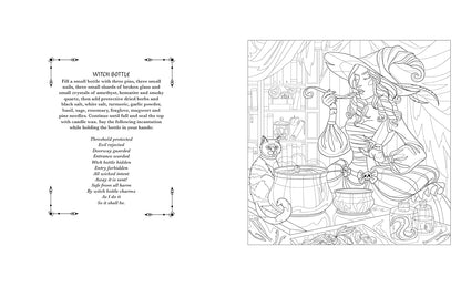 Magic Spells Coloring Book