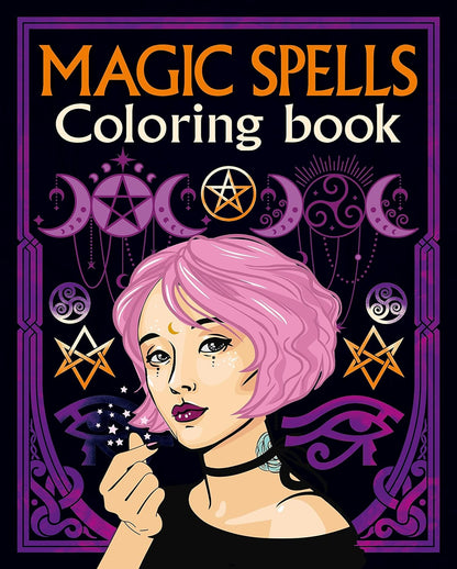 Magic Spells Coloring Book