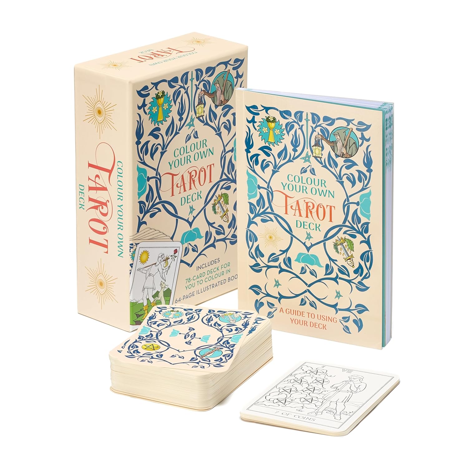 Color Your Own Tarot Book & Card Deck