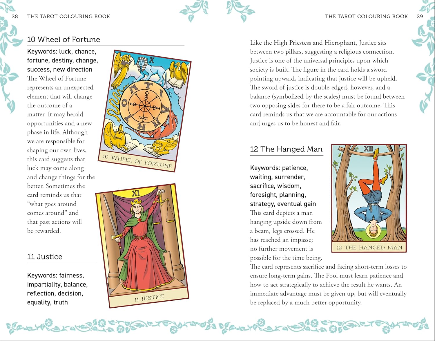 Color Your Own Tarot Book & Card Deck