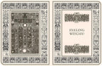 Decorative greeting card with intricate designs and text 'Feeling Witchy?'