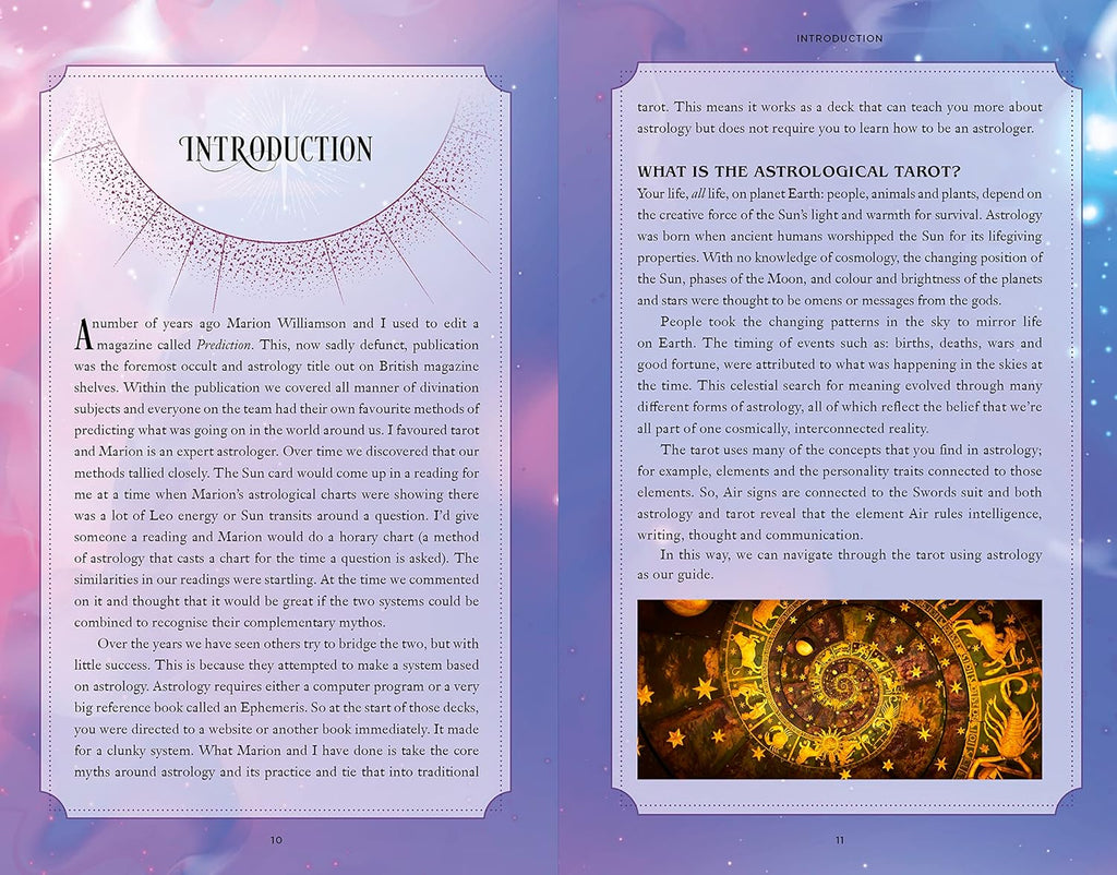 The Astrological Tarot Book & Card Deck
