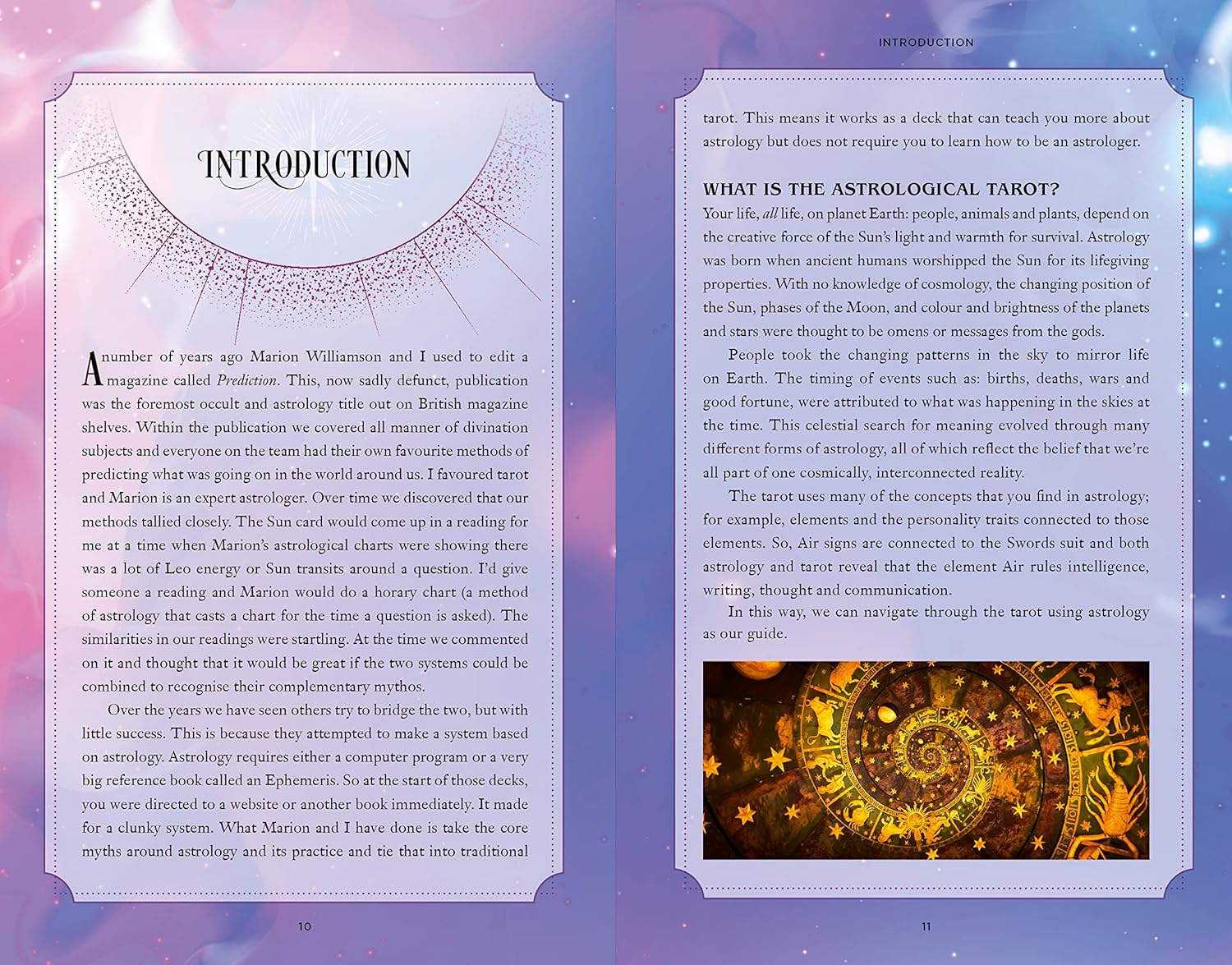 The Astrological Tarot Book & Card Deck