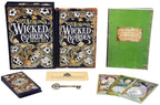 Collection of 'Wicked Garden' oracle deck packaging and cards on a white background