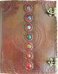 Chakra Leather Journal