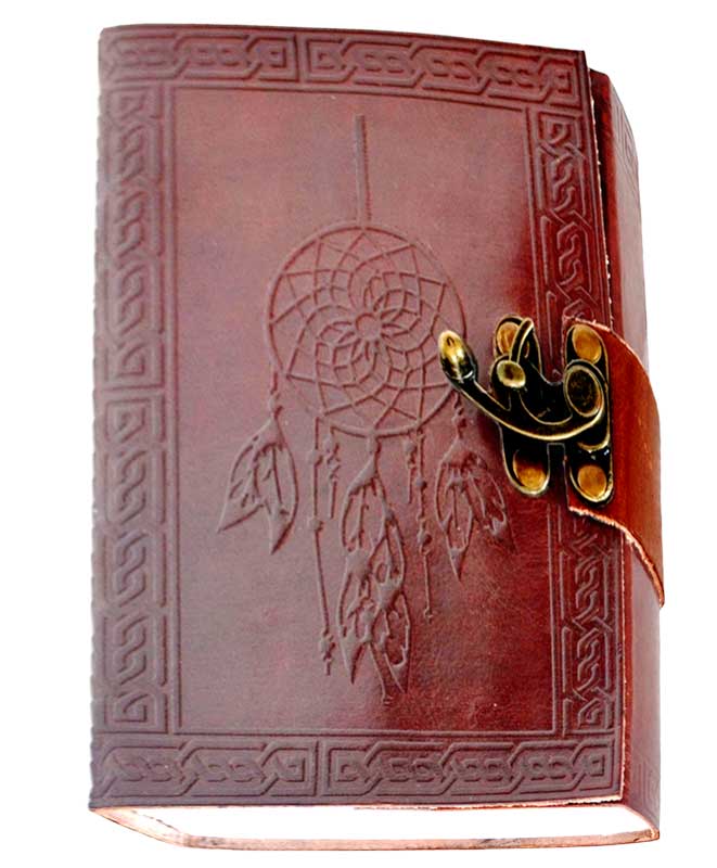 Dream Catcher Embossed Leather Journal