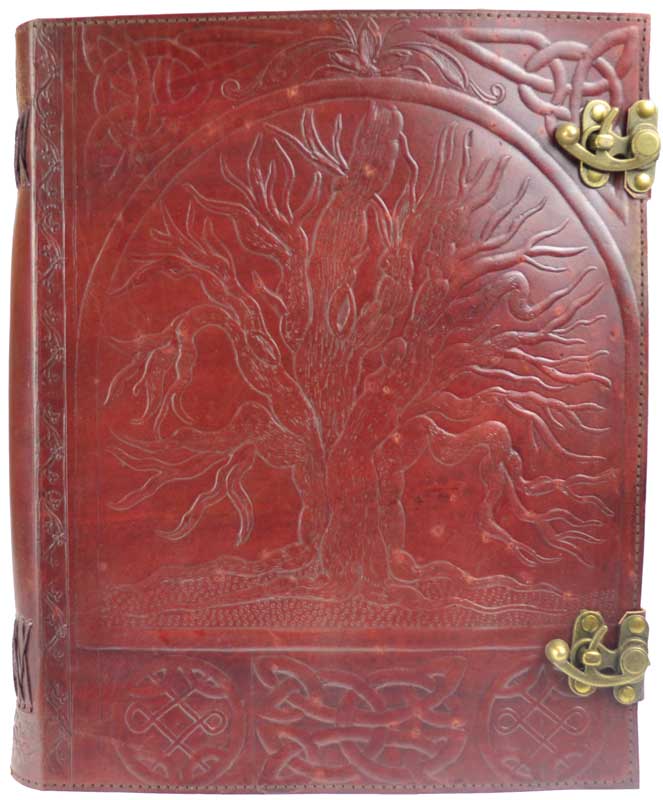 Tree of Life Brown Leather Journal