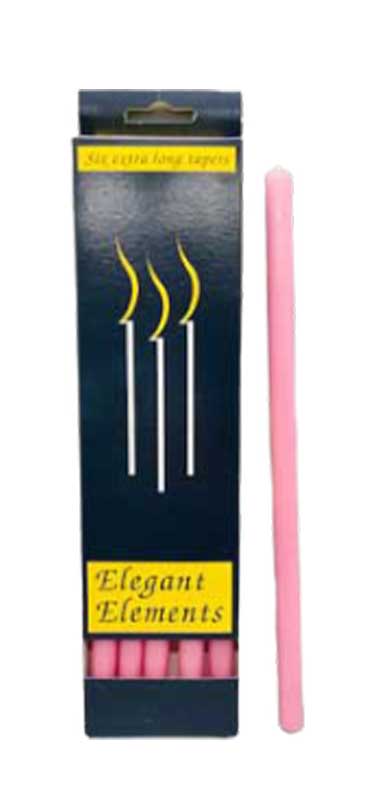 Pink Elegant Element Candles 