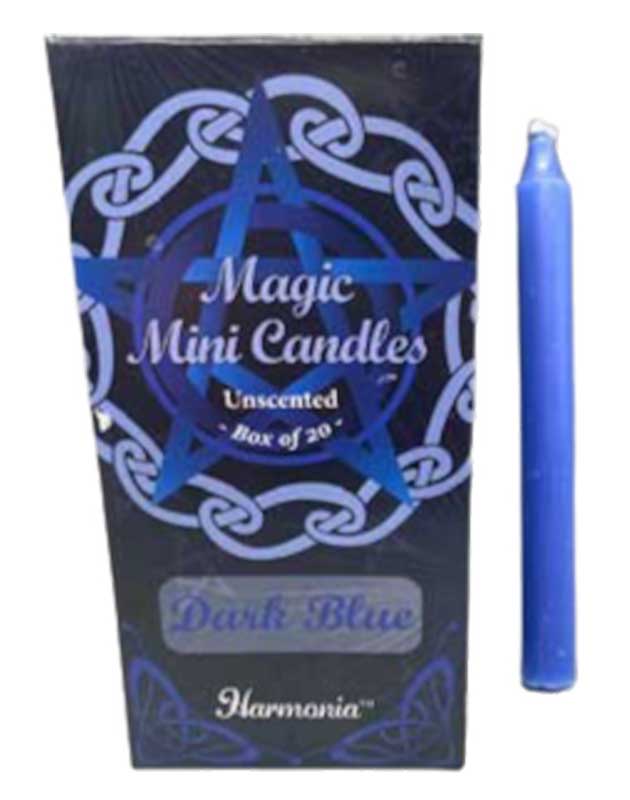 Dark Blue Harmonia Magic Mini Candles