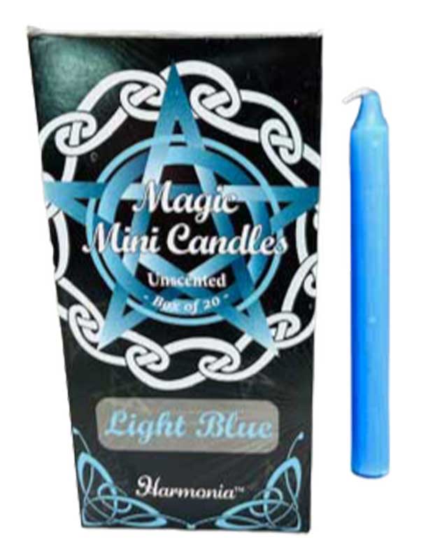 Light Blue Harmonia Magic Mini Candles