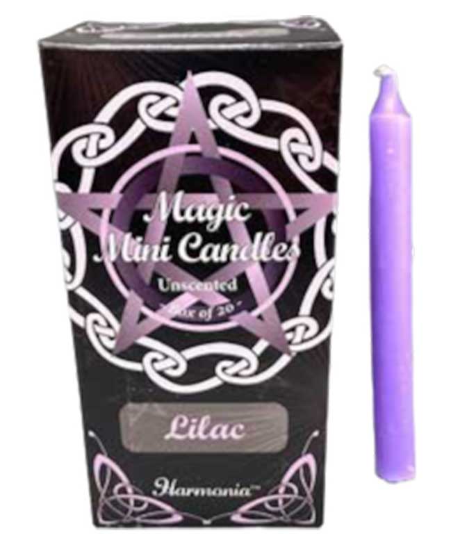 Lilac Harmonia Magic Mini Candles