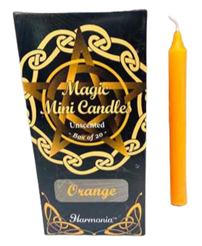 Orange Harmonia Magic Mini Candles