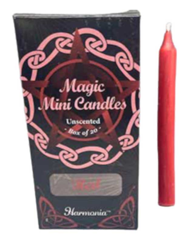 Red Harmonia Magic Mini Candles
