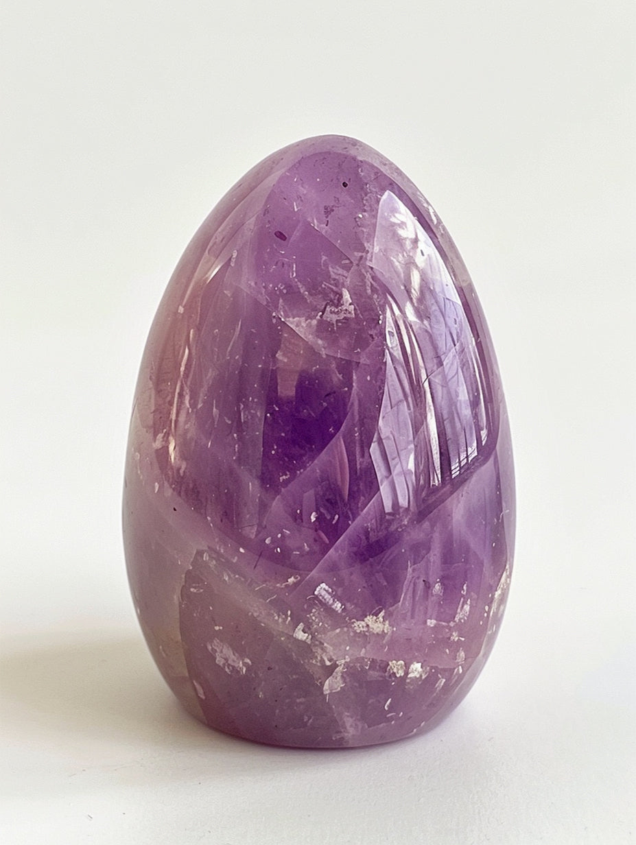 Cheveron Amethyst Egg