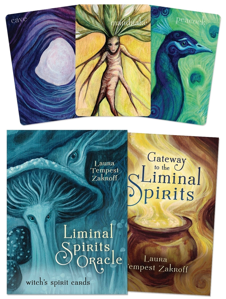 Liminal Spirits oracle, Witch's Spirit Cards by Laura Tempes Zakroff