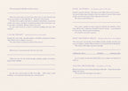 A printed page with columns of text and handwritten notes on a light beige paper background, photographed against a white background.