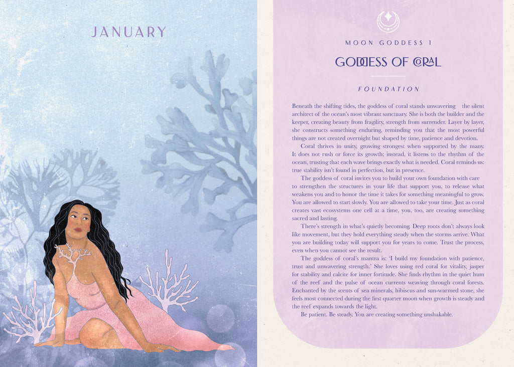 A page from the 2027 Moon Goddess Planner
