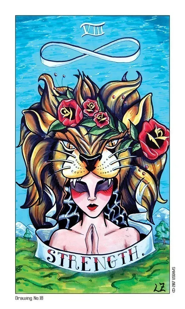 Eight Coins Tattoo tarot by Lana Zellner