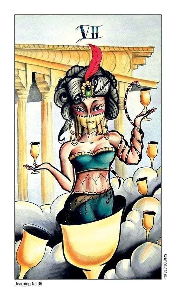 Eight Coins Tattoo tarot by Lana Zellner