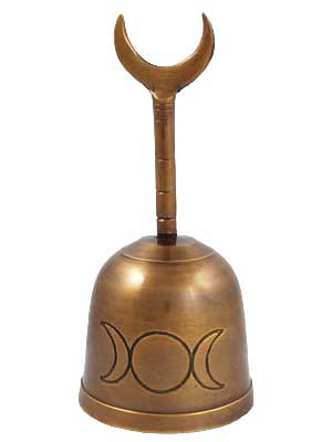 Triple Moon Altar Bell