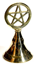 Brass Pentagram Altar Bell