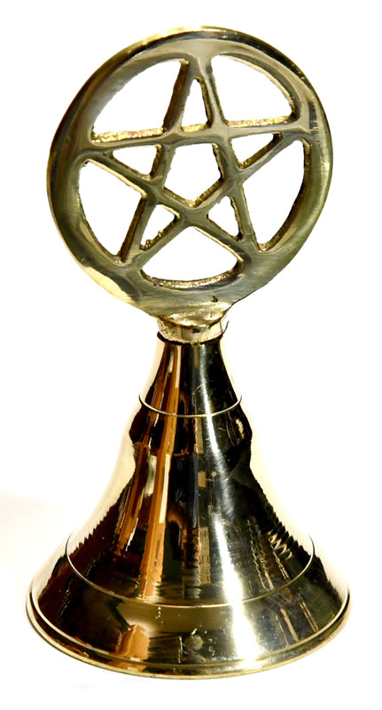 Brass Pentagram Altar Bell