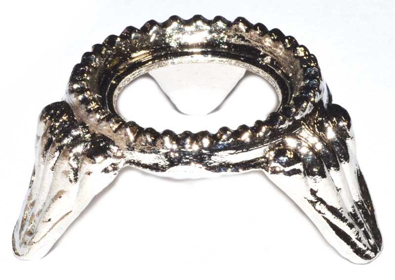 Silver-Plated Zinc Gazing Ball Stand