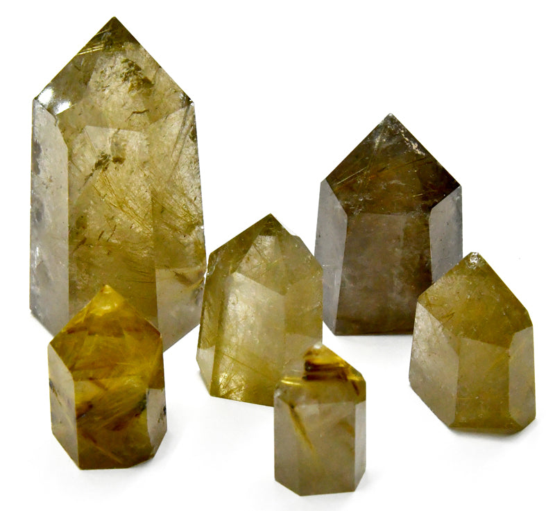 Rutilated Quartz Obelisk: Illuminate Your Soul and Let Go 